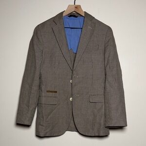 Mossimo Dutti Men's Classic Blazer With Patch Sleeves